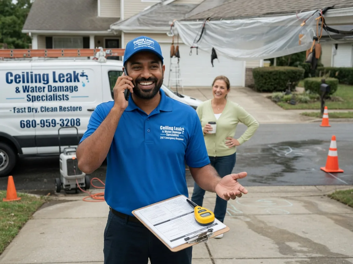 Ceiling Leak Cleanup Nebraska City, NE FAQs